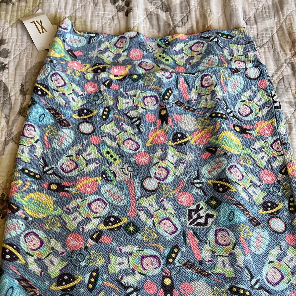 LulaRoe buzz lightyear Cassie skirt